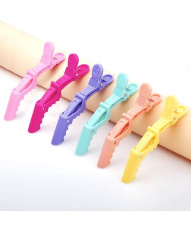 GLAMFIELDS 12 Pcs Alligator Hair Clips - Non-Slip Hair Styling & Cutting Clips for Professionals - Buy Online on GoSupps.com