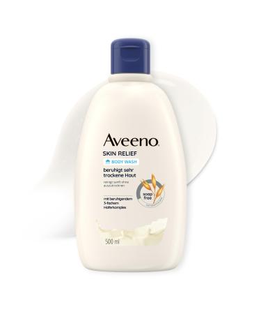 Aveeno Aveeno Skin Relief Vegan Soap-Free Shower Gel with Soothing Triple Oat Complex for Very Dry and Sensitive Skin 500ml