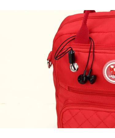 LCY Designer Baby Accessories Bag | Small Diaper Organizer Messenger Backpack | Stylish Rose Diaper Bag for Moms - Buy Online on GoSupps.com