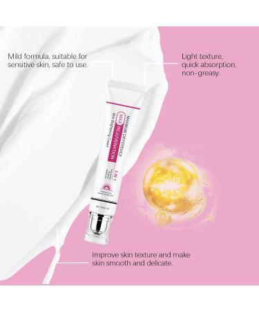Kojic Acid Vitamin C (Ascorbic Acid) & Niacinamide Brightening Cream 1oz with Hyaluronic Acid & Glycerin Dark Spot Corrector & Even Skin Tone Moisturizer for Face Daily Hydrating Formula - Buy Online on GoSupps.com
