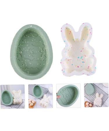 Milisten 1set Rabbit Cake Mold Easter Bunny Cookie Molds Easter Egg Silicone Bunny Resin Silicone Baking DIY Candy Tuile Molds Silicone Easter Baking Mold Pudding Handmade Soap Silica Gel - Buy Online on GoSupps.com