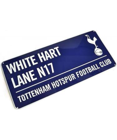 Tottenham Hotspur FC Street Sign - White 40cm x 18cm - Official Merchandise for Fans - Buy Online on GoSupps.com