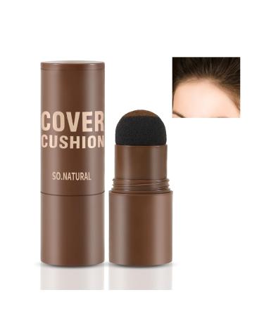 Boobeen Hair Powder Stick - Cream Brow Makeup Touch Up for Thinning and Grey Hair Eyebrow Concealer Brown