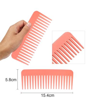 Luoshapucy Wide Tooth Antistatic Hair Comb for Men & Women - Perfect for Hairdressers & Styling (Red) - Buy Online on GoSupps.com