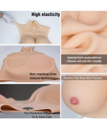 GorgeousU Silicone Breasts - Fake Breast Prostheses for Cosplay & Crossdresser | CG Cup Breast Plate - Buy Online on GoSupps.com