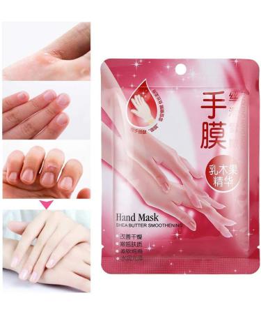 Shea Butter Hand Mask 7 Pairs | Exfoliating & Moisturizing Gloves for Aging Hands - Buy Online on GoSupps.com