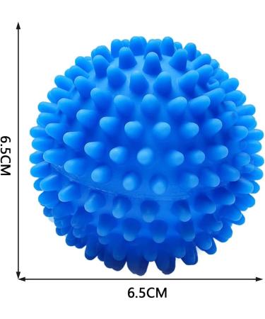 KOMUNJ 6 Pieces Dryer Ball Washing Ball for Washing Machine Balls for Fluffy Laundry Reusable Dryer Balls Laundry Tumble Dryer Drying Ball (Blue) - Buy Online on GoSupps.com
