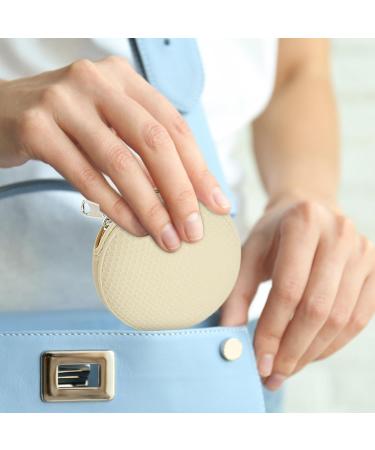 Silicone Pacifier Holder & Waterproof Travel Bag - Cute Zipper Storage for Jewelry & Keys - Light Yellow - Buy Online on GoSupps.com