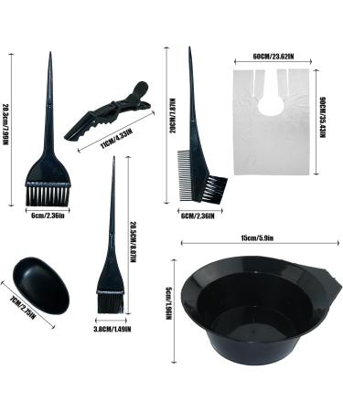 20Pcs Tools for Hair Colouring Kit Hair Dying Tools Kit DIY Beauty Salon Hair Bleaching Tools Kit Hair Dye Bowl and Brush Kit including Mixing Bowl Ear Cover Hair Shawl Gloves Hair Clips - Buy Online on GoSupps.com