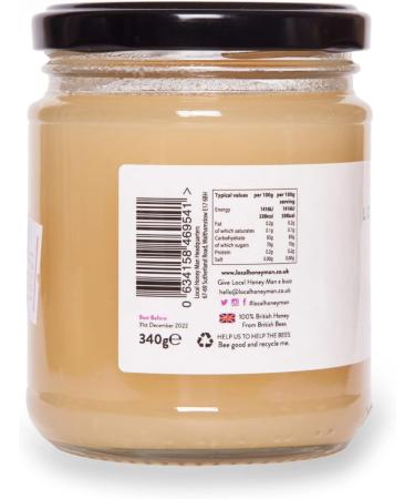 Local Honey British Man/Local Unpasteurized British Borage Honey 340g - Buy Online on GoSupps.com