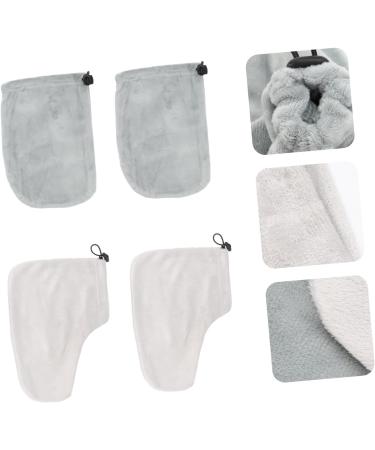 Homoyoyo Ensemble 2 Paires de Moufles et Couvre-pieds Thermiques en Coton Isolant pour Soins la Paraffine Couleur Al atoire Accessoires de Spa et Th rapie pour Mains et Pieds - Buy Online on GoSupps.com