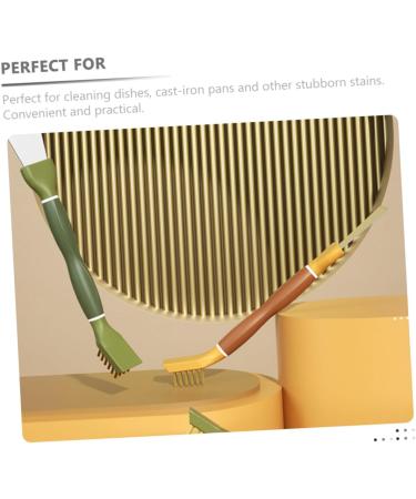 Buy Alipis Double-Headed Cleaning Shovel | Multi-Functional Kitchen Brush for Oil Stain & Rust Removal - International Shipping Available - Buy Online on GoSupps.com