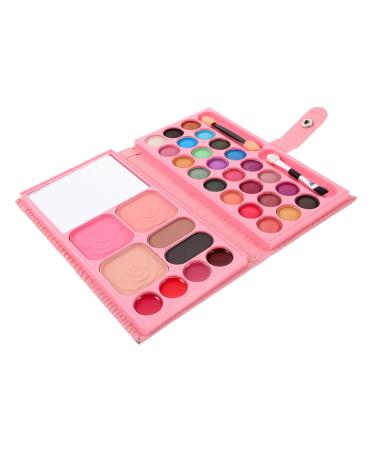 TOVINANNA 5pcs 33 Makeup Palette Eye Shadow Plate Makeup Pallet Makeup Kit Cosmetic Folding Leather