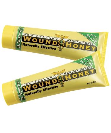 Wound Honey Manuka Honey Wound Cream with Active Manuka Honey (1 Color 2 Pack) 2.82 Ounce (Pack of 2)