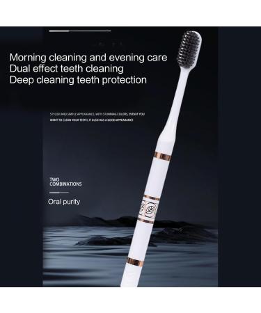 Matching Couple Brushes | Stylish Black & White Toothbrush Set | Perfect for Couples - Buy Online on GoSupps.com