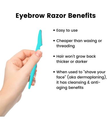 3pcs Set Razor Eyebrow Shaper & Trimmer for Face, Bikini Hair Removal - Twinkle Removers - Buy Online on GoSupps.com