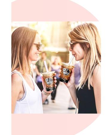 J WAY Instant Boba Bubble Pearl Variety Milk Tea Fruity Tea Kit with Authentic Brown Sugar Caramel Fruity Tapioca Boba  Ready in Under One Minute  Paper Straws Included - Gift Box - 10 Servings Variety Milk Tea with Fruity - Buy Online on GoSupps.com