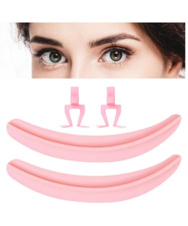 Eyelash Separator Tool | Eye Makeup Silicone Eyelash Separator for Extension - Lash Grafting Speeder Isolation Helper Separator Pads for Home Gathering Pink