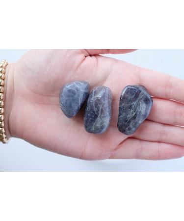 Real Healing Crystals India - 10 Iolite Healing Stones for Beginners and Witchcraft - Buy Online on GoSupps.com