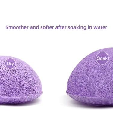 Buy Dolovemk Konjac Sponge 6-Pack | Bamboo Activated Carbon Reusable Face Sponge for Deep Cleaning & Peeling | Eco-Friendly Beauty Sponge in 6 Colors - Buy Online on GoSupps.com