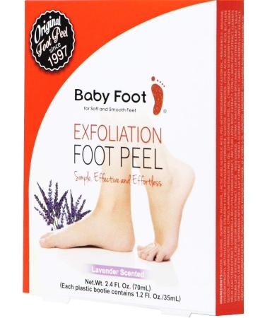 Baby Foot Original Foot Peel Mask for Men - Repair Dry, Cracked Feet, Remove Dead Skin, and Soften Heels - 2.4 Fl. Oz - Buy Online on GoSupps.com