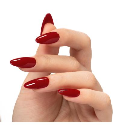 MEGIOR Red Gel Nail Polish 15ml Gel Polish 1PCS Soak Off UV LED Nail Gel Polish for Nail Art Manicure Salon DIY Home for Women Girls Nails - Buy Online on GoSupps.com