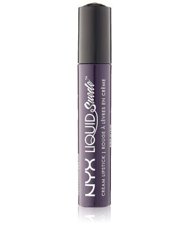 NYX PROFESSIONAL MAKEUP Liquid Suede Cream Lipstick - Foul Mouth (Navy Black) - Buy Online on GoSupps.com