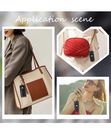 WADORN Portable Chapstick Keychain Holder | 2pcs Lip Balm Case with Keyring | Fashionable Makeup Storage & Organizer for Women | Perfect Handmade Gift - Buy Online on GoSupps.com