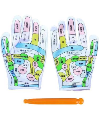 ZOUBAOQ Point Glove Foot Acupressure Socks - Massage Knitting Reflexology Gloves for Men | International Shipping - Buy Online on GoSupps.com