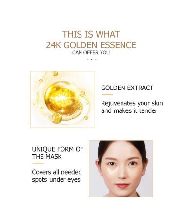 VENZEN Gold Eye Masks (30 Pairs) - Anti-Aging Dark Circles & Puffiness Relief | Collagen Gel Power for Bright Eyes - Buy Online on GoSupps.com