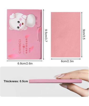 Rapidbok Blotting Paper for Oily Skin - 200 Leaves Oil Control Sheets | Pink Gesich Oil Absorbing Towels - Buy Online on GoSupps.com