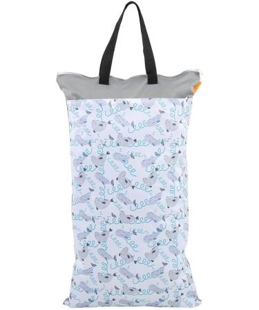 Garosa Waterproof Diaper Bag for Newborns - Large Capacity Hanging Wet Dry Cloth Baby Inserts Nappy Laundry Storage Bag (#4) - Buy Online on GoSupps.com