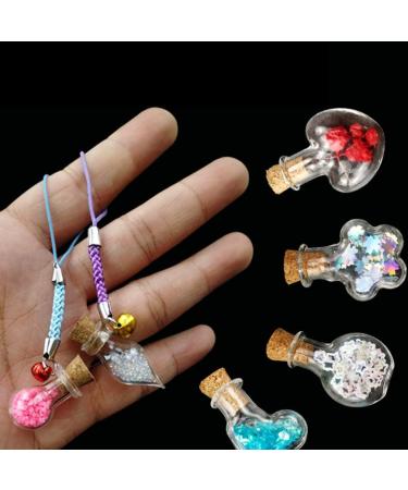 Milisten Clear Glass Jars 10PCS Unique Wishing Bottle Decor Delicate Drift Bottle Starry for Child Children Kids Glass Pendant - Buy Online on GoSupps.com