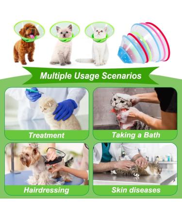 Vivifying Pet Neck Brace - Adjustable Lightweight Protective Collar for Puppies Small Dogs & Cats (11.9-14.4 cm Green-S) | International Shipping - Buy Online on GoSupps.com