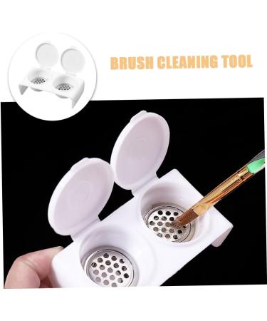 minkissy Nail Art Brush Cup Nail Art Tools Nail Tools Soaking Bowl for Acrylic Nails Monomer Dish Acrylic Liquid Holder Dappen Dish for Monomer Nail Bowl Stainless Steel Wash Pen With Cover - Buy Online on GoSupps.com