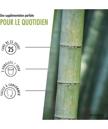 Organic Joint Silicon - Oral Solution 1L - Enriched with Bamboo Harpagophytum Turmeric & Ginger - Joint Mobility - Organic & Vegan - Made in France Aquasilice - Buy Online on GoSupps.com