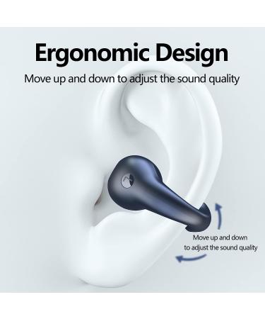 Taanimo Waterproof Mini Bone Conduction Earbuds w/ Earhooks | Bluetooth 5.3 Noise Cancelling Sports Headphones - Black - Buy Online on GoSupps.com