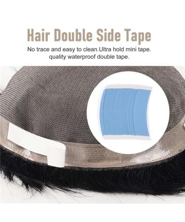 Ficher 360Pc/Lot Blue Fixed Wig Double Sided Tape Hair System Adhesive Extended Wig Strip Waterproof for Toupee Lace Film Durable Easy Install - Buy Online on GoSupps.com