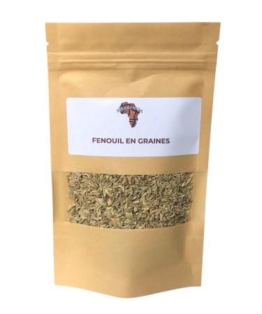 Fennel Seeds 50g Natural whole spice for herbal teas infusions and cooked dishes Sweet and aniseed flavor