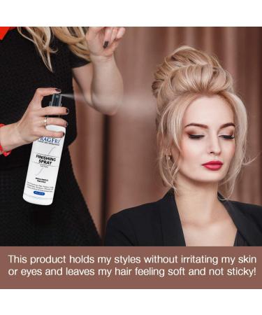 FRAGFRE Hair Finishing Spray 8 oz - Flexible Soft Hold for Sensitive Skin - Fragrance Free & Hypoallergenic - Parabens Free - Quick Dry Formula - Gluten Free Vegan - Buy Online on GoSupps.com
