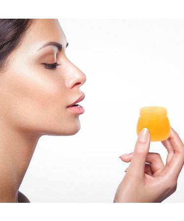 FRCOLOR Bee Balm Lip Balm Honey Pot 6g Small Lip Balm Jar Refillable Cosmetic Jar Empty Cream Container with Spoon-Dark Blue - Buy Online on GoSupps.com