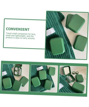 Ultechnovo Glitter Contact Lens Container Set - Travel-Friendly Makeup Case & Mirror Tool for Easy Removal - Buy Online on GoSupps.com