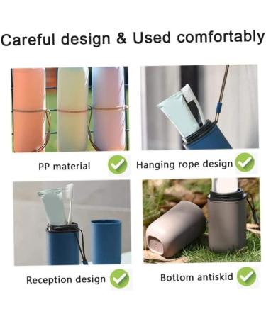 Portable Toothbrush Case for Travel | Travel-Friendly Wash Cup Carrier with Lanyard | Perfect for Business Trips - Buy Online on GoSupps.com