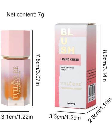 Liquid for Cheeks | Cream Makeup for Super Dewy Liquid Look for Long-Wearing Natural Look Cream Face Cheek and Lip Color for Women Fanelod 02# - Buy Online on GoSupps.com