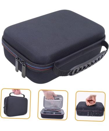 Minkissy 4-Piece Hard Razor Storage Bag | Shockproof Shaving Container for Hair Clippers & Scissors | Perfect Gift for Father's Birthday - Buy Online on GoSupps.com