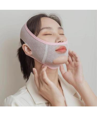 Beauty Face Sculpting Sleep Mask Beauty Face Sculpting V Face Slimming Belt Facial Cheek Bandage Firm Lifting Band Anti-Wrinkle Facial Slimming Strap 1 Pack - Buy Online on GoSupps.com