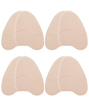 LIFKOME Ball of Foot Cushions 4 Pairs Metatarsal Pads Women Anti-Sliding Pads for Open Toe Shoes Shoe Inserts for High Heels to Prevent Slipping