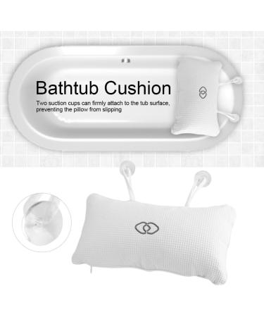 Non-Slip Mesh Spa Bath Pillow with Suction Cups - Head and Neck Support - Buy Online on GoSupps.com