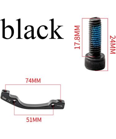 Pro Bamboo Kitchen MTB Bike Disc Brake Adapter Front 160mm Rear 140mm | Aluminum Alloy and Steel Screw | Dead Flying Bicycle Caliper Mount - Buy Online on GoSupps.com