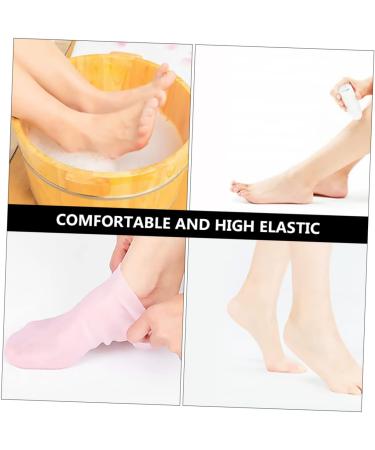 Beavorty 3 Pairs Sock Spa Stocking Moisturing Foot Skin Protect Soles Skin Soles Moisturizing Heel Sleeves Moisturizing Foot Gel Booties Humidor Gel Women's Sebs Pink Sole Pad Moisturize - Buy Online on GoSupps.com